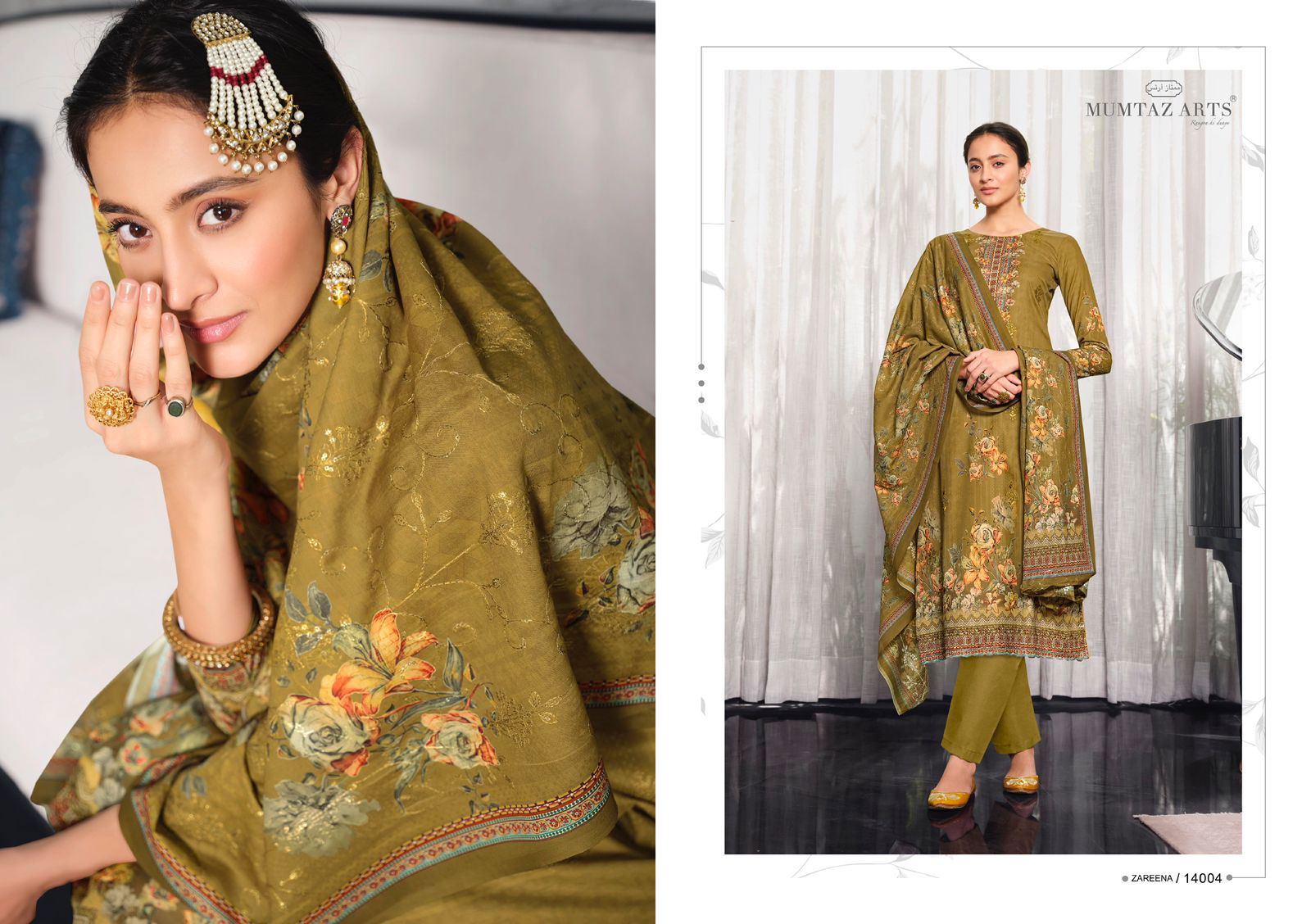 Mumtaz Zareena Fancy Wear Embroidered Designer Wholesale Printed Salwar Suits